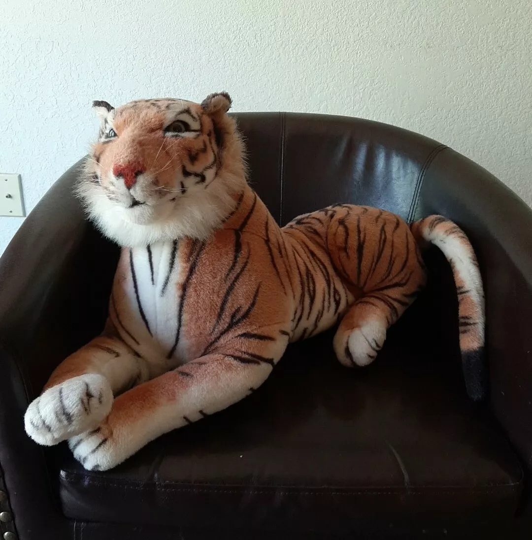 Lifesize Plush Bengal Tiger