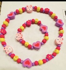 Valentines Love Birthday Gift Necklace Bracelet Chunky Jewelry Girls Little Kids