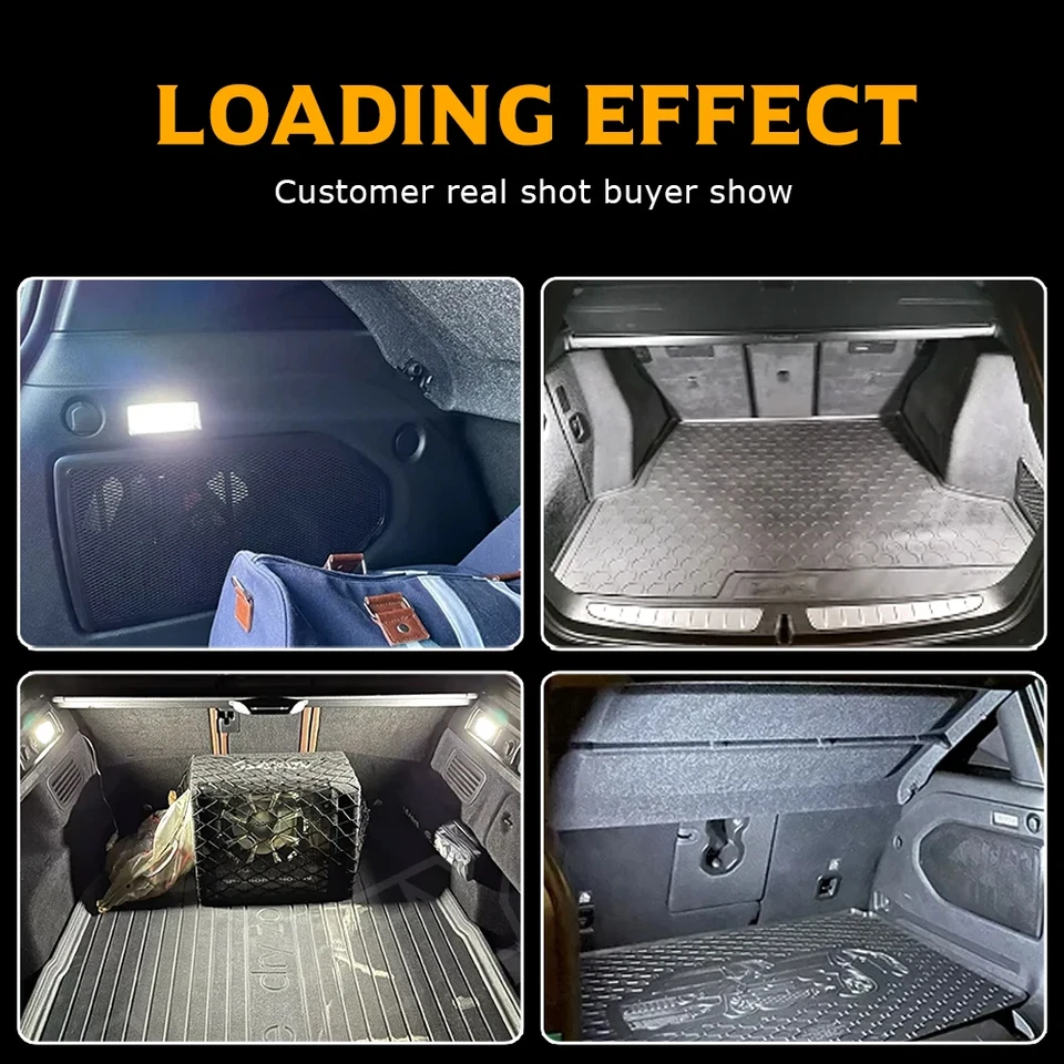 Luz de cortesía LED para maletero trasero Fiat Stilo Panda Grande Punto 2 piezas Foto 3 de 4