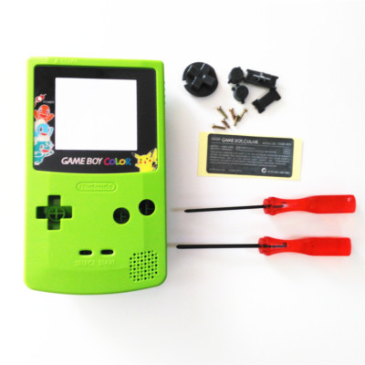 Replacement GBC Gameboy Color Color Console Housing Shell - Apple Green