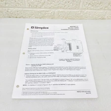SIMPLEX MAPNET II Monitor ZAMs Installation Instructions Fire Alarm Panel •VGUC‼