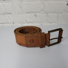 Vintage men genuine TIMBERLAND tan leather belt size 36
