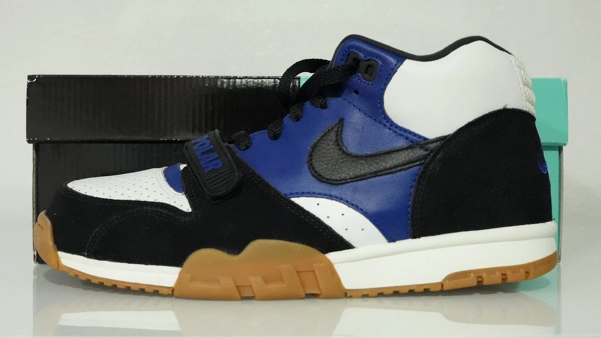 Size 9.5 - Nike SB Air Trainer 1 x Polar Skate Co Black Royal Blue 2019 | eBay