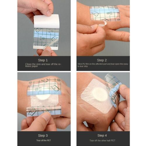 PU film Sticker Stretch Adhesive Bandage Waterproof Bandage Transparent Tape - Picture 5 of 21