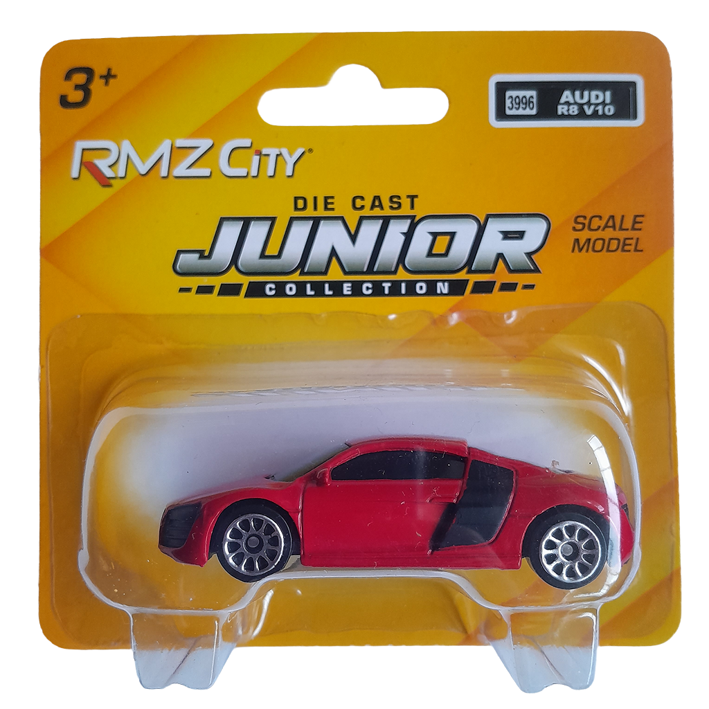 RMZ City 2010 Audi R8 V10 Red 1:64 Scale 3 Inch Car Blister US