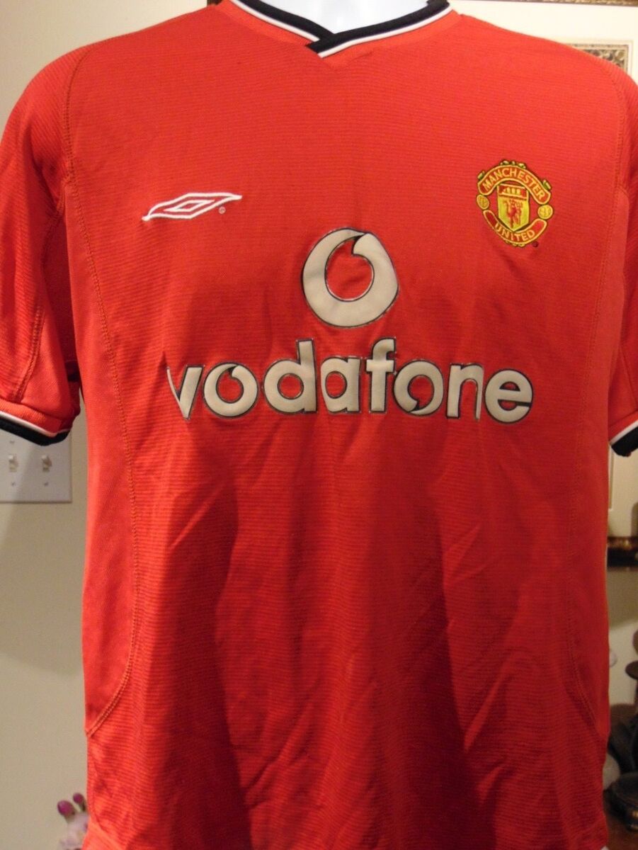 Manchester United F.C Vodafone Soccer Jersey large | eBay Manchester United F.C Vodafone Soccer Jersey large | eBay