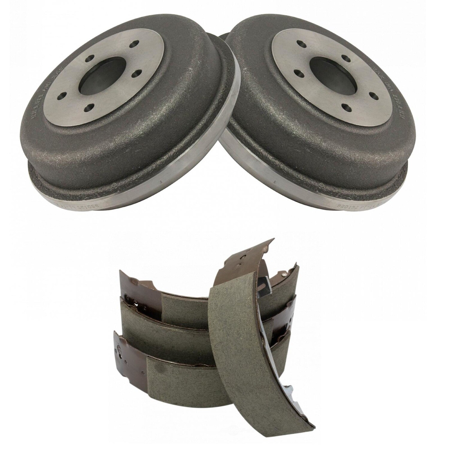 PowerStop Rear Brake Shoes w/Hardware | 2010–2013 Ford Transit Connect (SSH974) main image 0