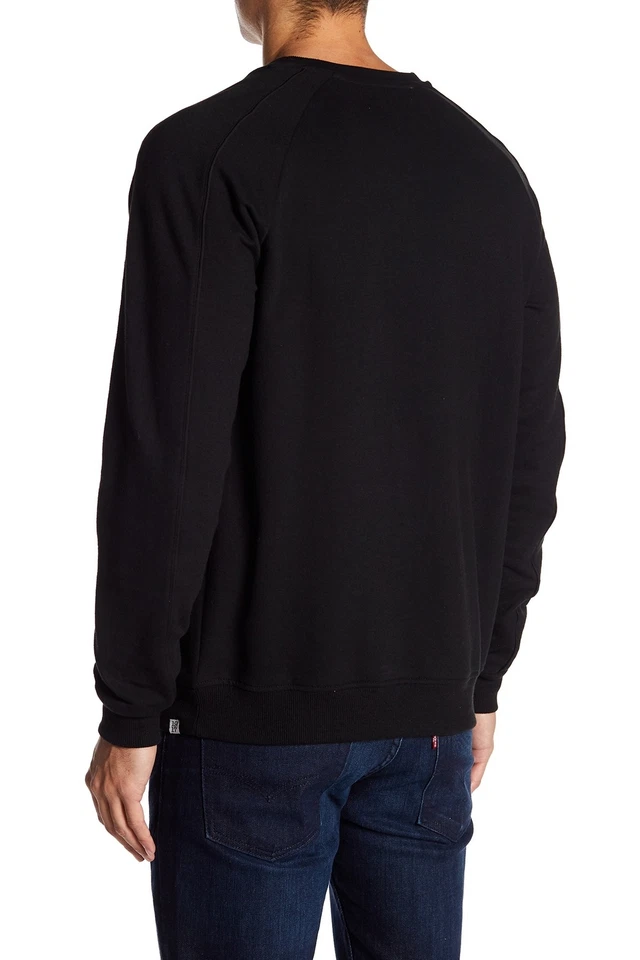 Sovereign Code 163483 Men's Cotton Blend Long Sleeve Sweatshirt Black Sz. Large Foto 2 de 2