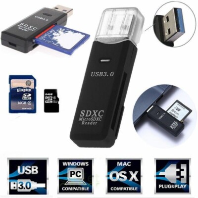 SD Kartenleser USB 3.0 High Speed Speicher T-FLASH SDXC SDHC MMC Micro SD Mobil