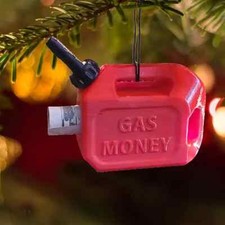Gas Can Money Holder Christmas Tree Ornament