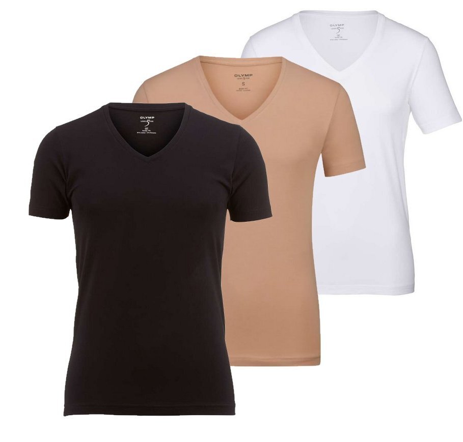 Футболка OLYMP Herren футболка Rundhals футболка пятого уровня футболка Body Fit Neu 5890₽