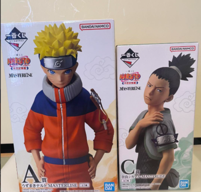 BANDAI Ichiban Kuji NARUTO Chunin Exam Arc Prize A＆C Set of 2