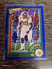 2022 Panini Classics Legends Timeless Tributes Light Blue /125 Cris Carter 6BE