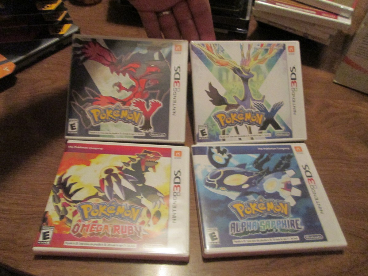 ポケットモンスター X、オメガルビー、ムーン 、ウルトラサン4本セット ポケットモンスター X、オメガルビー、ムーン 、ウルトラサン4本