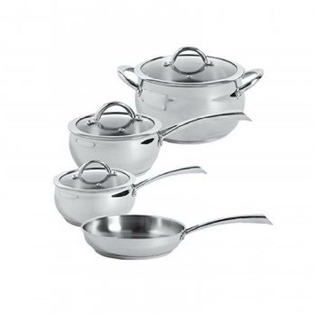 Oster 104392.07 Derrick Stainless Steel Cookware Set 7 Piece eBay