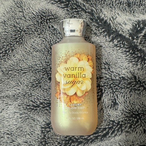 Bath & Body Works Warmes Vanillezucker Luxus Schaumbad 10 Unzen SELTEN NEU - Bild 1 von 2