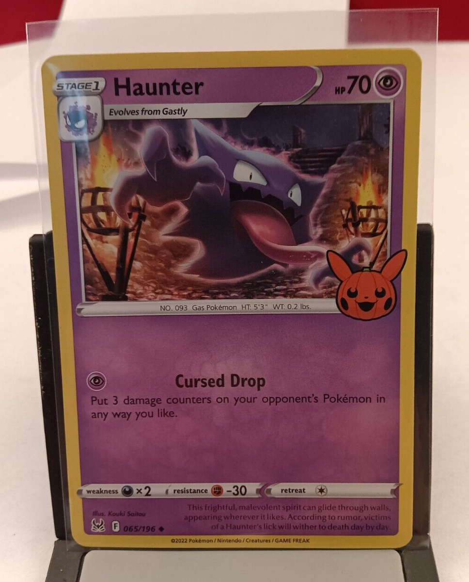 Haunter 065/196 Pokémon Trick Or Trade Regular 2022 Halloween