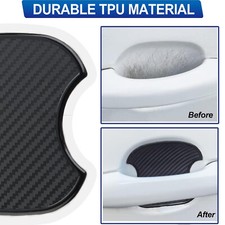 4pcs Car Door Handle Cup Scratch Protector Sticker Fit Handle Paint Cover Guard