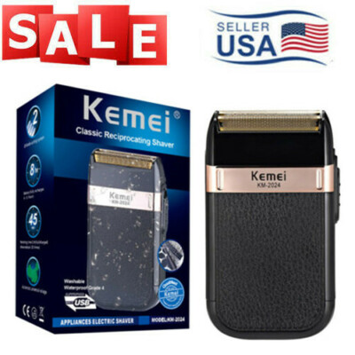 Men's Electric Shaver Trimmer Bald Razor Rechargeable Hair Beard Shaving Machine