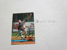 1991 Topps Stadium Club Steve Searcy Signed Baseball Card 