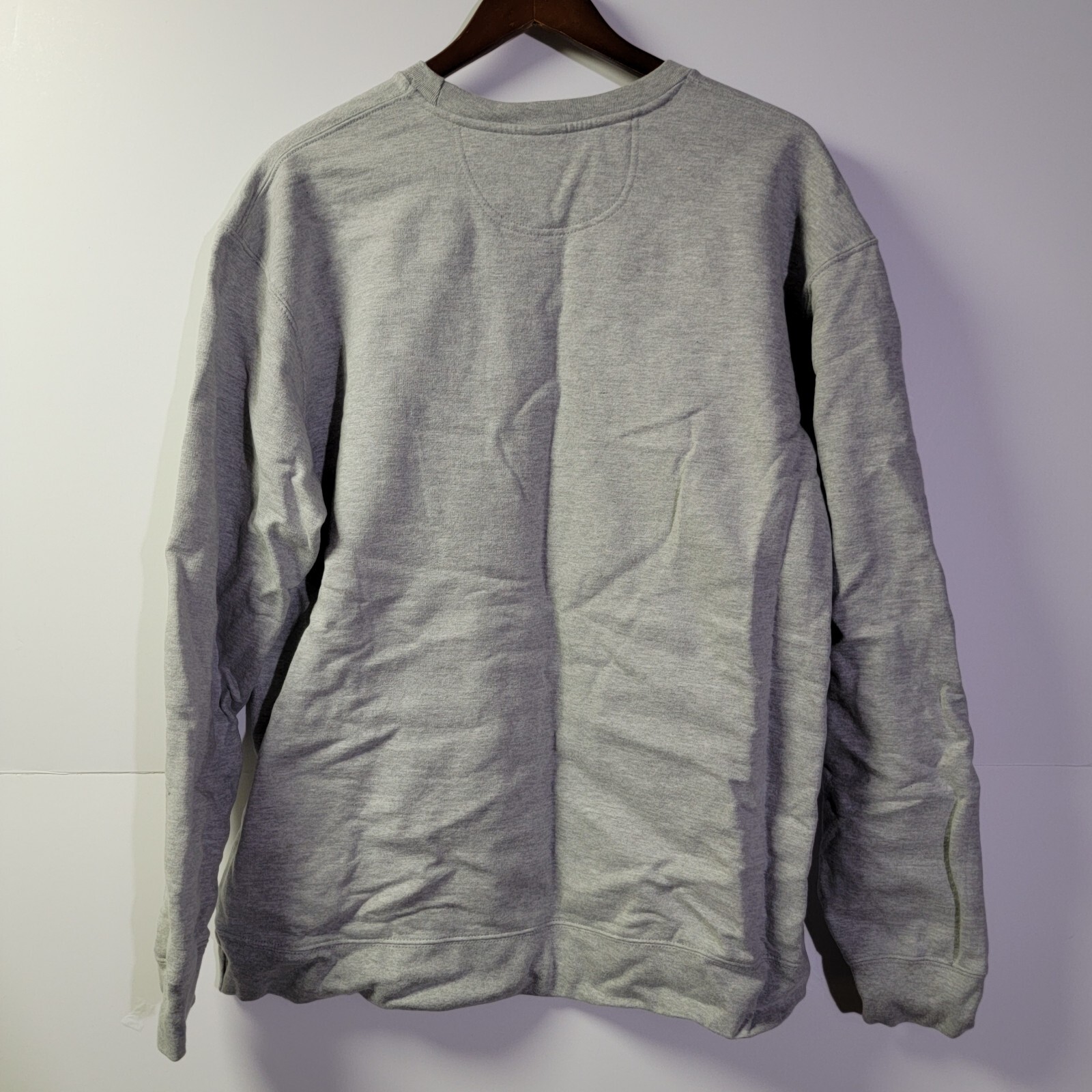 The Big Lebowski 90s Movie Gray Crewneck Sweatshirt Mens XL The Dude Abides