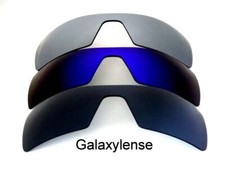 Galaxy Replacement Lenses For Oakley Oil Rig Black Blue Titanium Polarized 3Pair