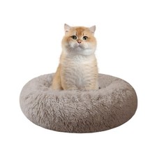 Nisrada Cat Beds for Indoor Cats,15.7 Inch Small Cats Beds, Washable-Round Pe...