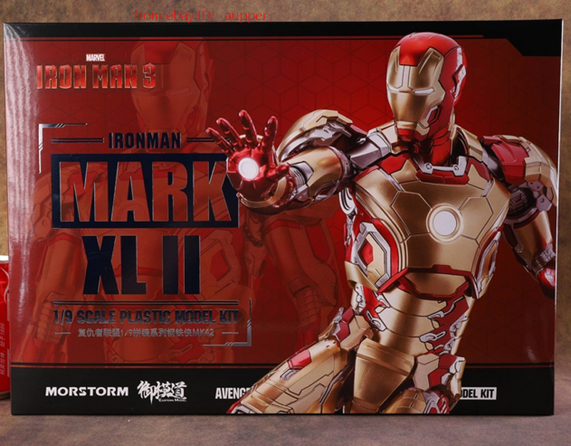 Morstorm Avengers Series Iron Man Mark42 24cm 1/9 Plastic Model