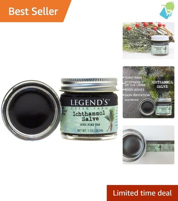 Gentle Herbal Salve for Eczema, Psoriasis, and Splinters - Portable 1Oz Solution