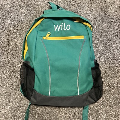 wilo pumps dortmund backpack green gray yellow advertising sports bags - New