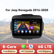 Autoradio Jeep Renegade 2016-2020 CarPlay Android Auto 9 Pollici 2 DIN GPS 32GB