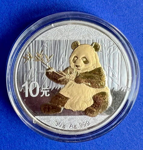 10 yuanes China Panda 1989 - 2023 en plata 999 - 1 oz respectivamente 30 g China - Imagen 69 de 70