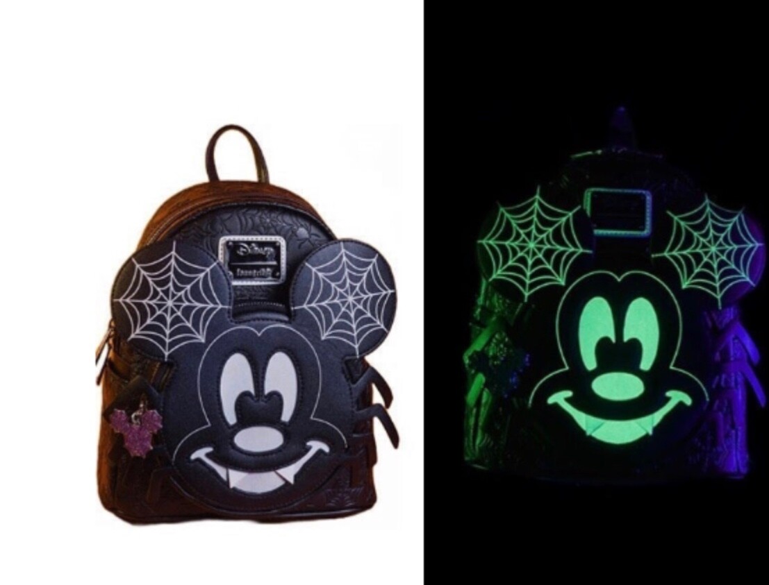 Loungefly Disney‎ Spider Mickey Glow-In-The-Dark Mini Backpack Loungefly Disney Spider Mickey Glow-In-The-Dark Mini  main image 2