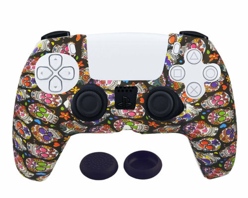 Silikon Abdeckung Gel Hülle für PlayStation 5 PS5 Controller & Daumengriffe für PS5 - Bild 2 von 45