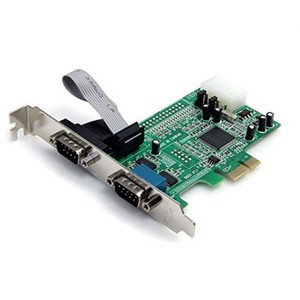 StarTech 2 Port Native PCI Express RS232 Serial Adapter ...