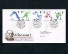 GB  1991  ROYAL MAIL FDC  20th Aug  Dinosaurs set  Edinburgh SHS 28C  s6y+++