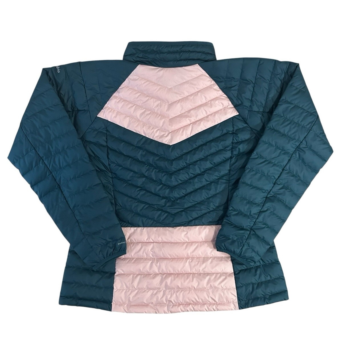 Columbia Jacket Women's 2X Powder Lite II Full Zip Puffer Green