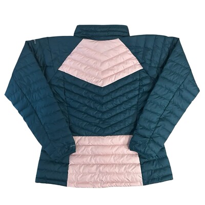 Columbia Jacket Women's 2X Powder Lite II Full Zip Puffer Green