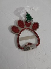 Rare Paw Print Photo Ornament 2019 "My Kids Have Paws"