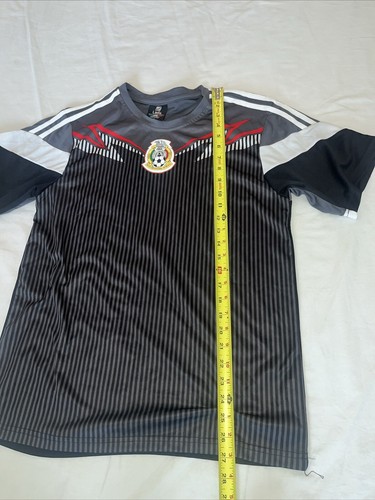 Mexico Soccer Futbol 100% Original World Cup Size Small Gray Jersey - Picture 7 of 12