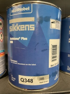 Akzo Nobel Q348 Sikkens Autobase Plus MM Toner Orange (Yellow) 1L