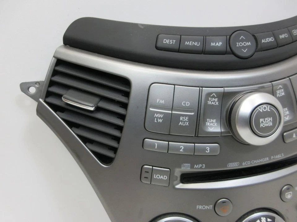 Unidad de control de aire acondicionado elemento operativo panel de radio compatible con Subaru Foto 3 de 4