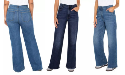Well Worn Ladies' Wide Leg Jeans (1802196)