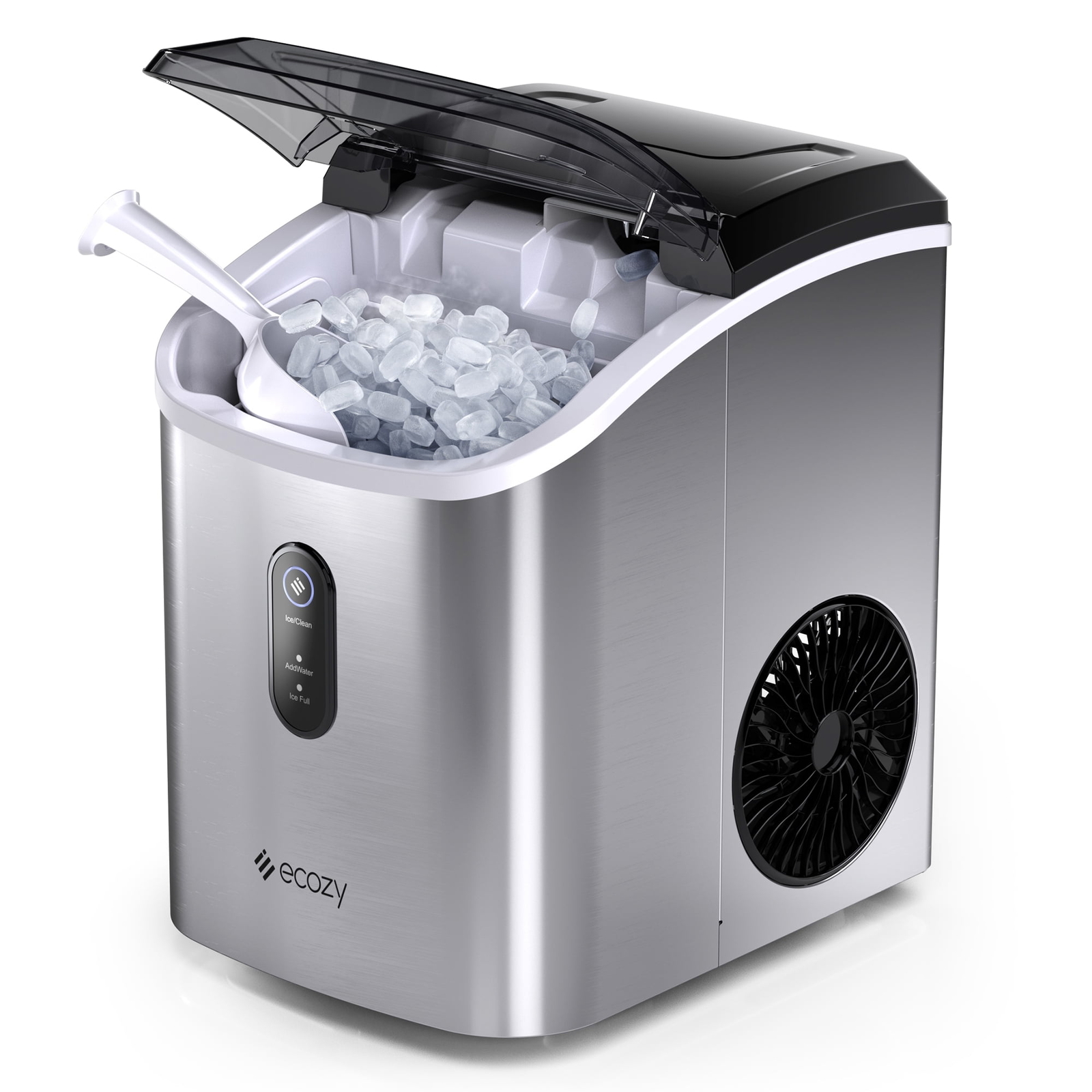 Portable Ice Maker Machine Countertop W/ Ice Bag Scoop 33lbs/24hrs Self-Cleaning