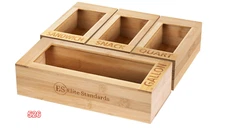 Elite Standards Ziplock Bag Organizer, Premium Bamboo, Kitchen Storage Drawers