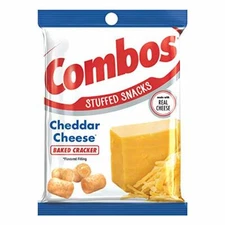 COMBOS Cheddar Cheese Cracker Baked Snacks 6.3-Ounce Bag (1-Bag)