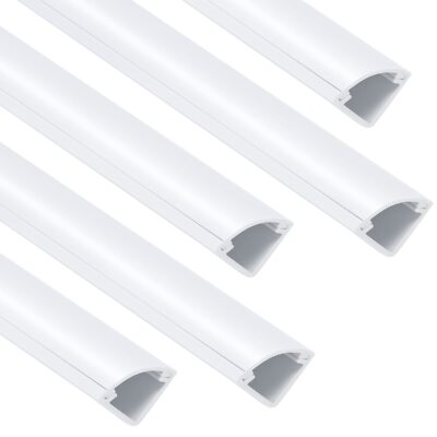 85in Corner Cable Concealer, Corner Cord Hider for One Cord,Wire Covers for Cord