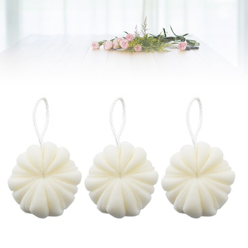 3 Pcs Kürbis-Badekugeln Männer Und Frauen Duschkugel Mesh-Badekugel - Bild 12 von 12