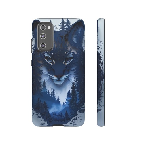 Blue Bobcat Wilderness Cat - Phone Ink Cover Case for iPhone, Galaxy, Pixel - 第 278/281 張圖片