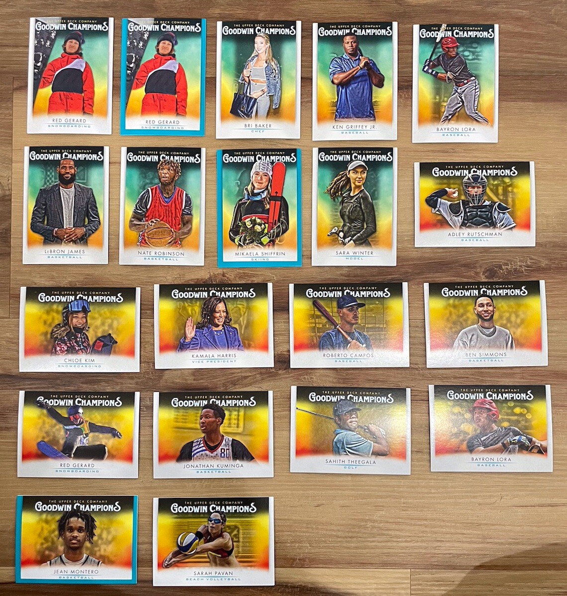2021 Upper Deck Goodwin Champions Cards - 34 Cards - Jordan